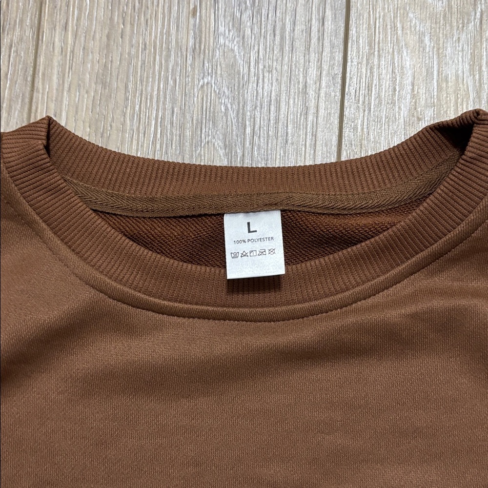 Brown Game Day Sweatshirt size large - Picture 3 of 4